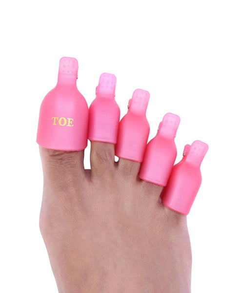 Gel Polish Soakers (Soak-off Toenails)